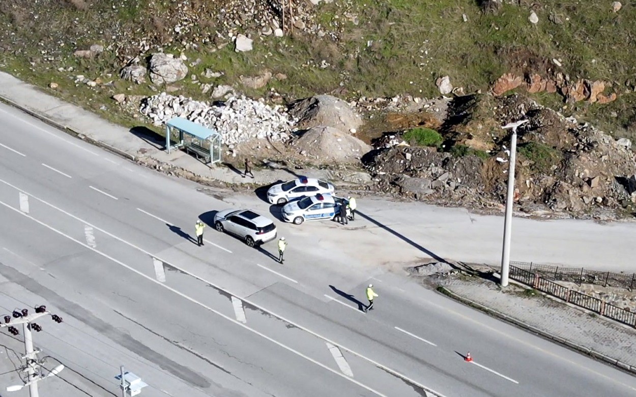 Bitlis'te drone destekli trafik denetimi yapıldı