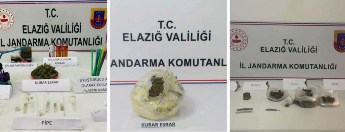 Elazığ'da jandarma uyuşturucuya geçit vermiyor