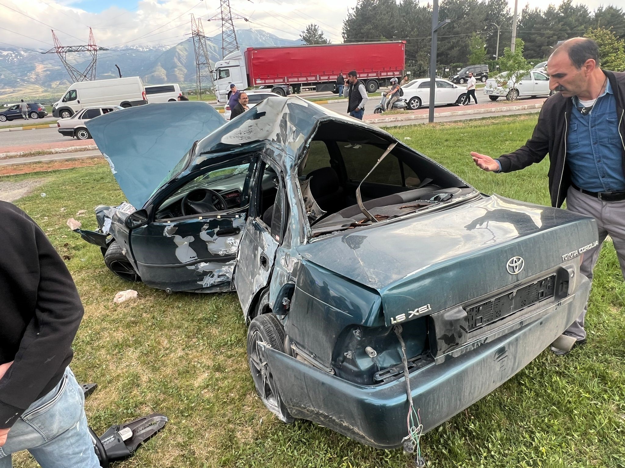 Erzincan'da trafik kazası: 1 yaralı