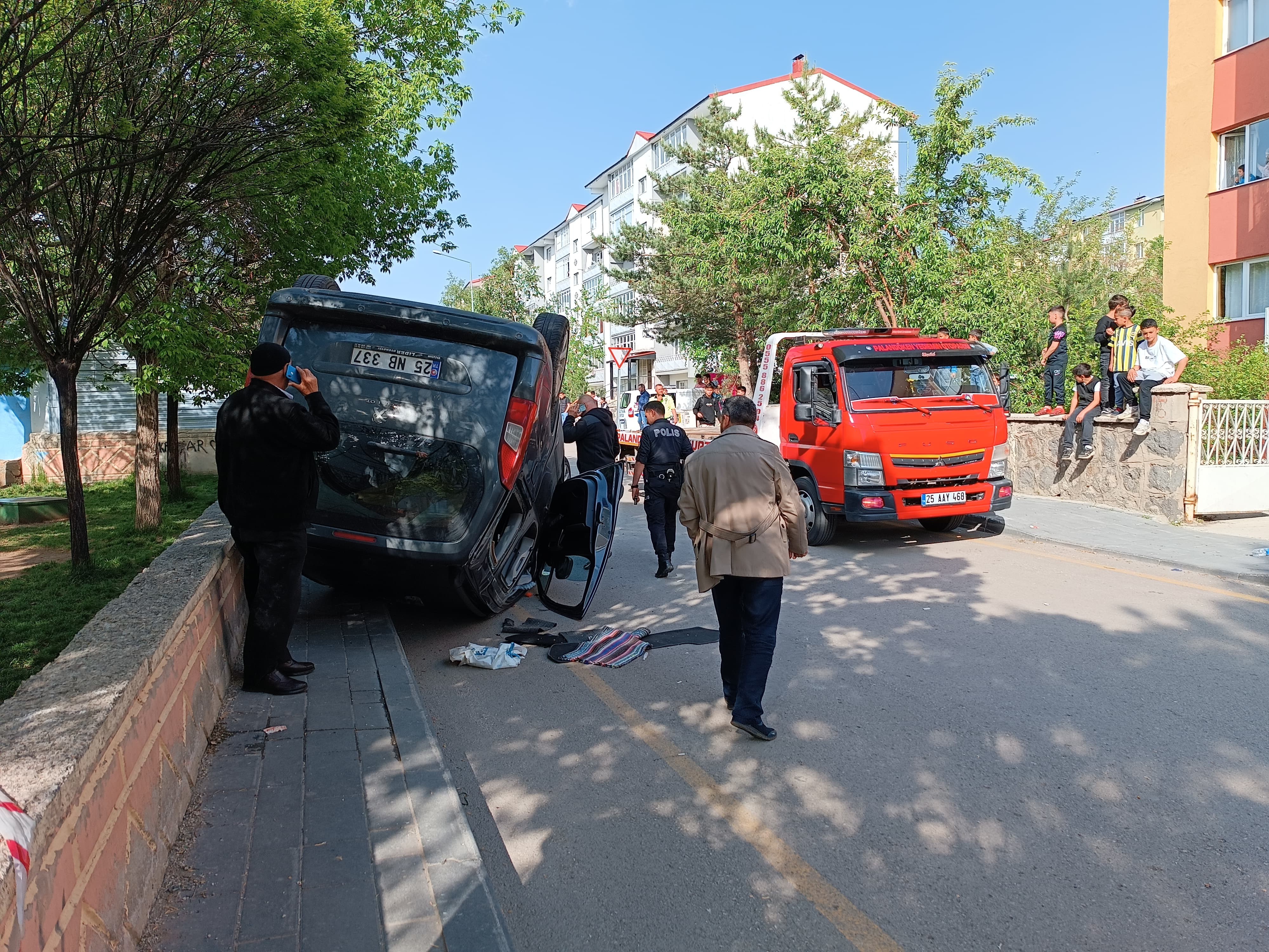 Erzurum'da trafik kazası: 6 yaralı