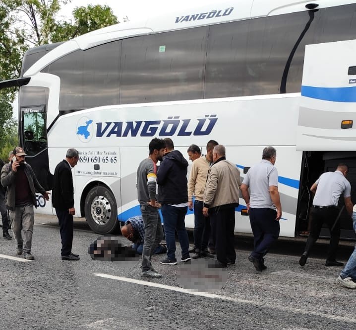 Van'da otobüsün çarptığı şahıs hayatını kaybetti