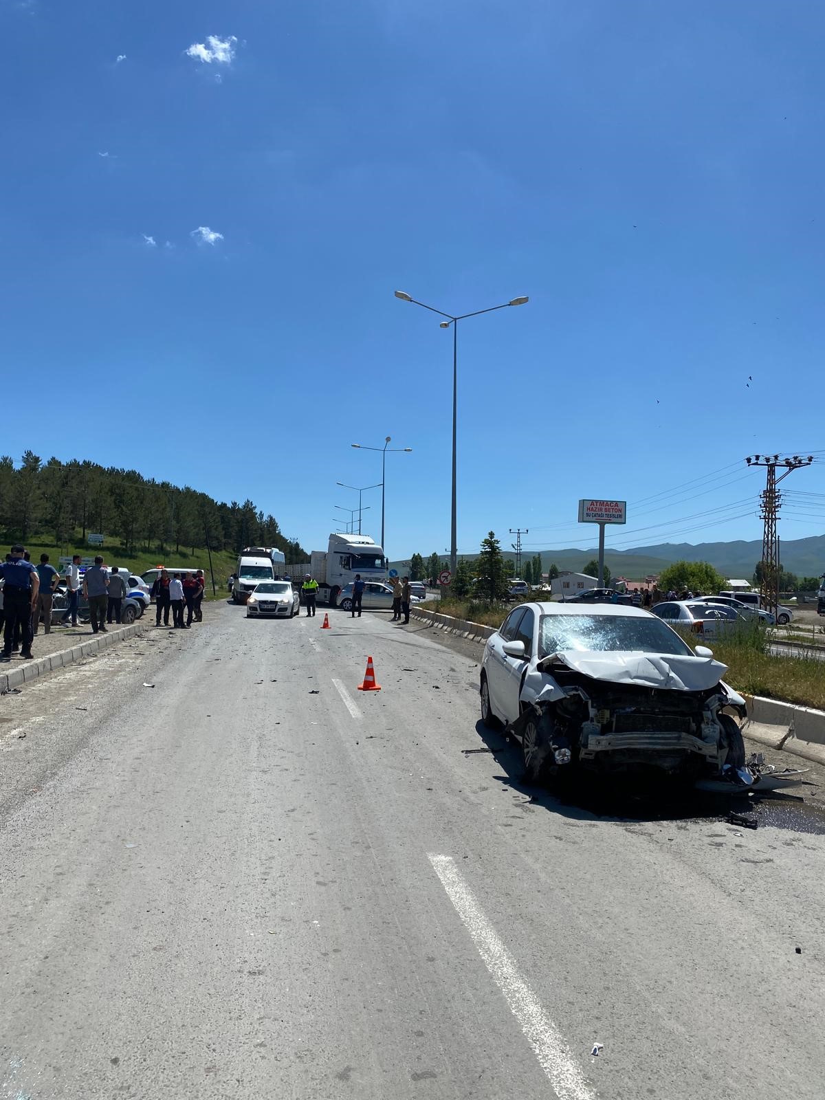 Ağrı'da trafik kazası: 4 yaralı